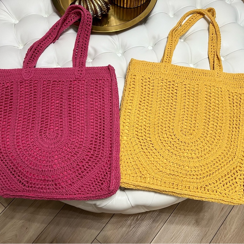 NWOT from Target Stylish Crochet Tote Bags
